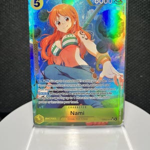 Nami One Piece Cards - Etsy