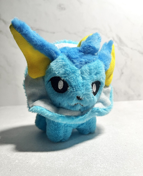Handmade Vaporeon Plush Keychain – Mini Pokémon Inspired Plush