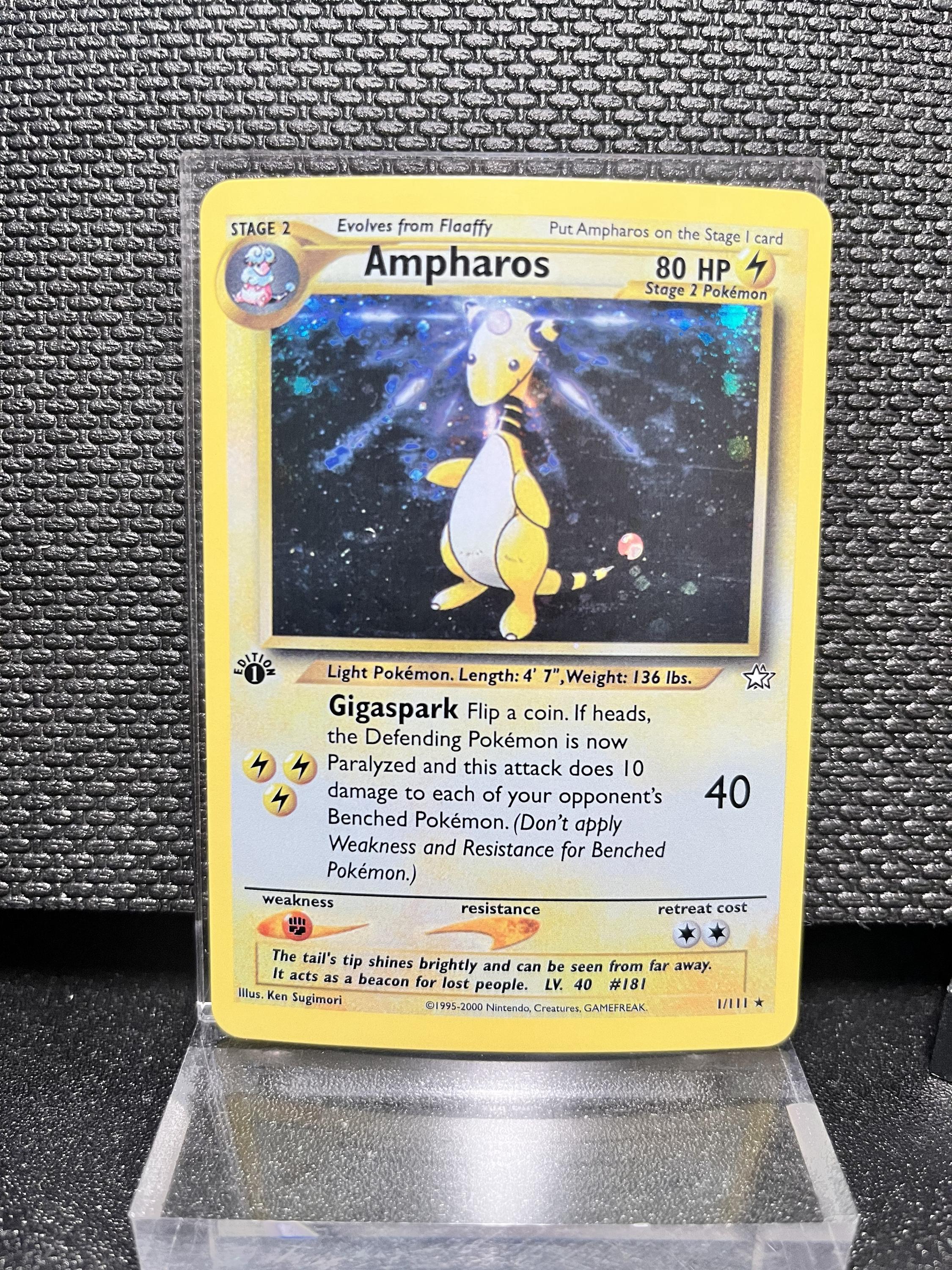 Ampharos Card - Etsy Ampharos Card - Etsy