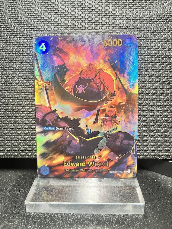 Edward Weevil Proxy Card | Holographic Textured One Piece TCG EB01-023
