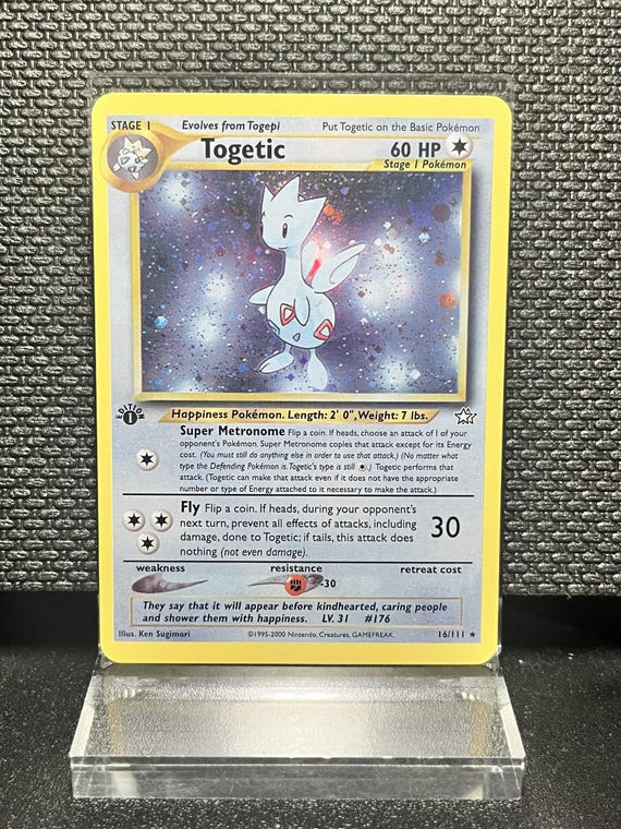 Neo Genesis Togetic (16) – Holo Rare 1st Edition Holofoil | Neo Era Collection Proxy