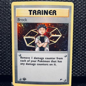 Brock Trainer Card - Etsy Australia