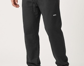 Heavyweight Sweatpants, Relaxed Open Leg Fit, 100% Cotton 380 GSM Fleece, Everyday Essential, Unisex