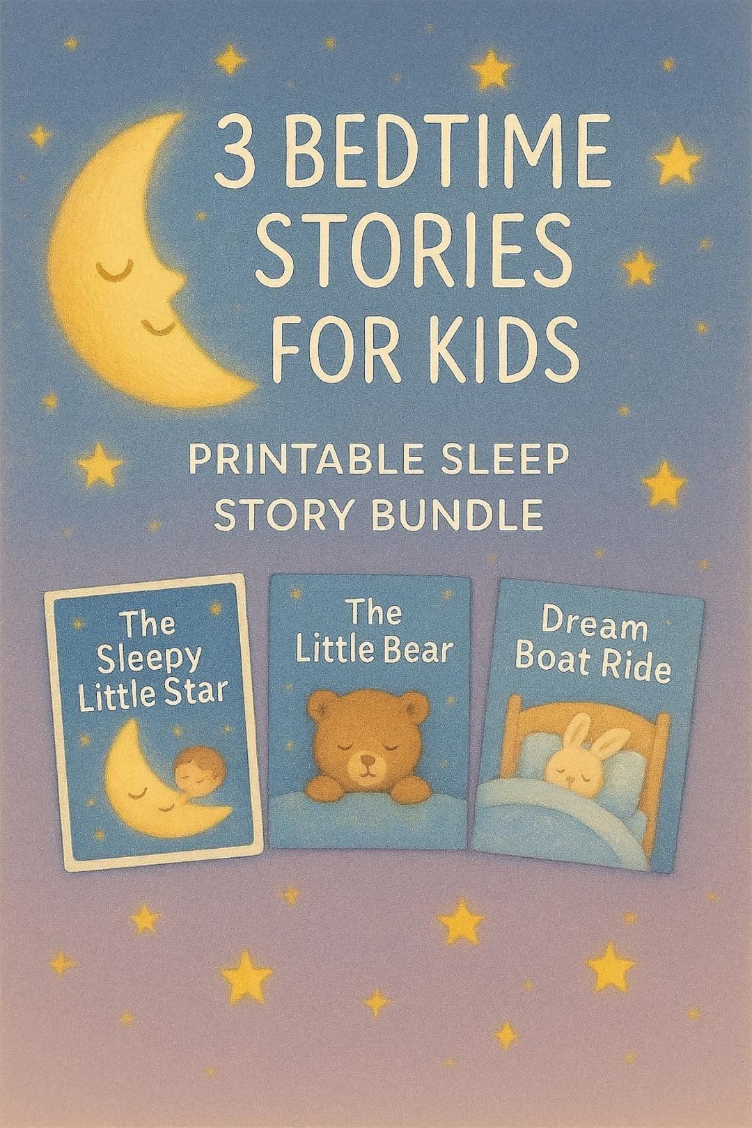 3 Calming Bedtime Stories for Kids | Printable Sleep Story Bundle (PDF ...