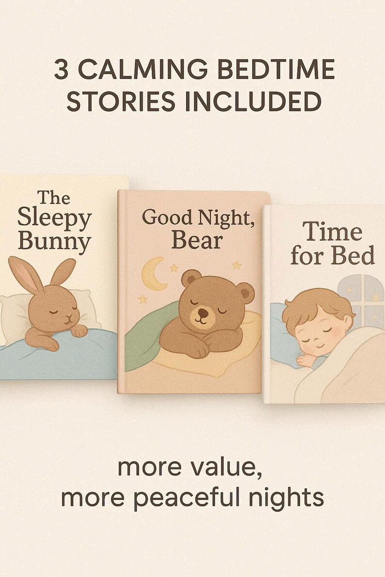 3 Calming Bedtime Stories for Kids | Printable Sleep Story Bundle (PDF ...