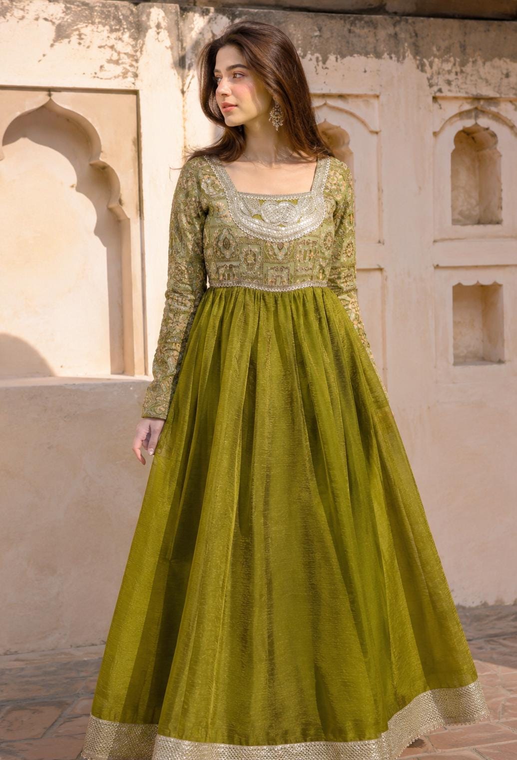 Green Pakistani Bridal Dress - Etsy