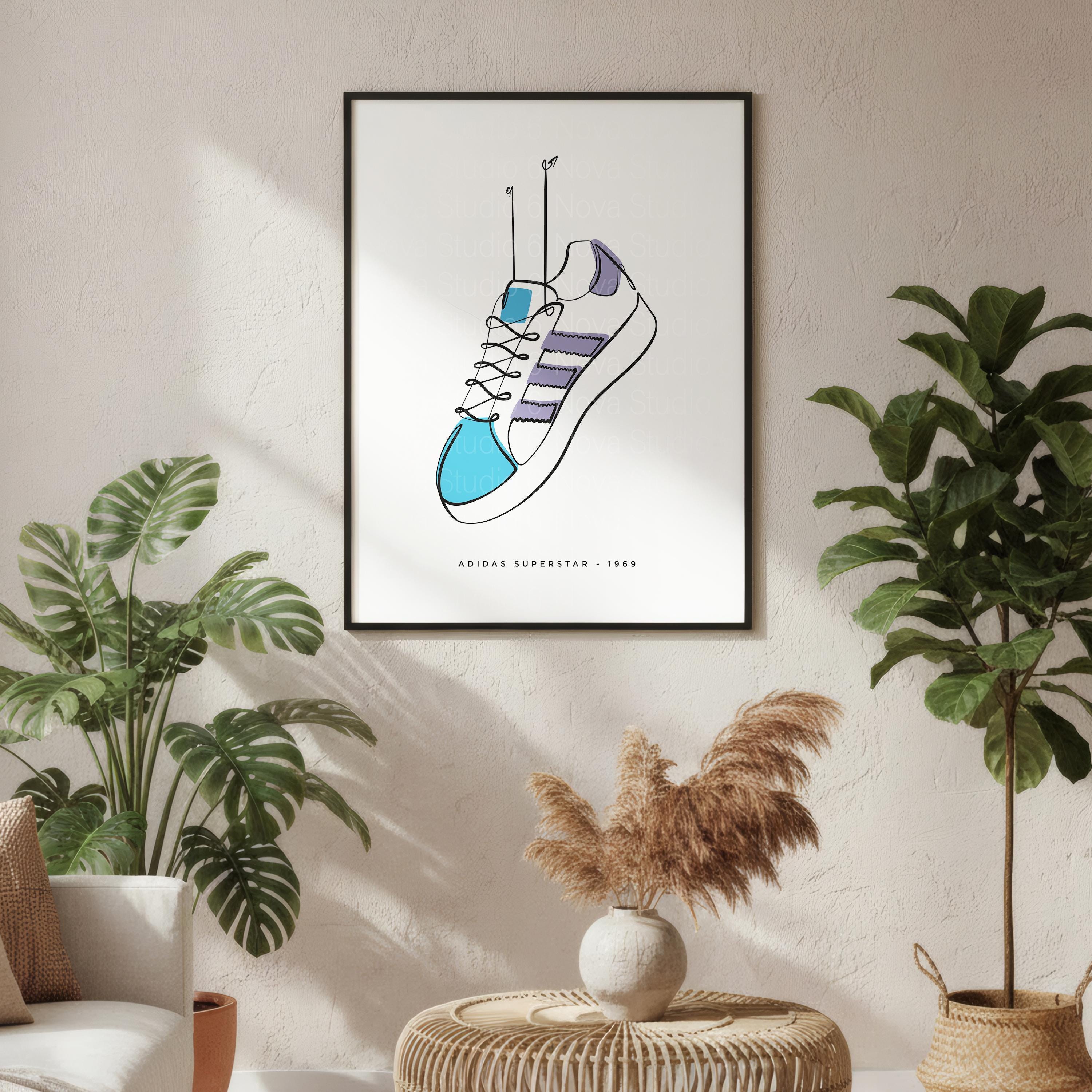 Adidas Superstar Art - Etsy