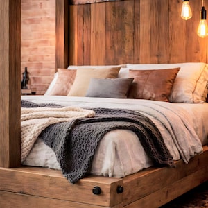 Handmade Solid Wood Headboard