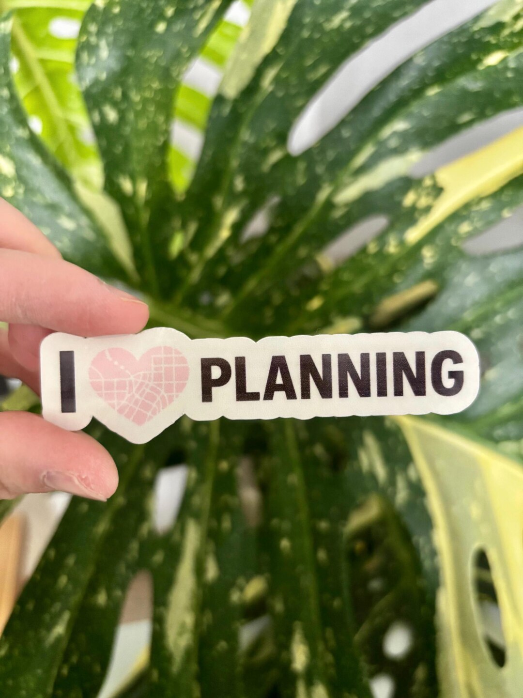 I Heart Planning Sticker, Urban Planner Gift, Laptop Decal - Etsy