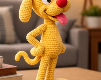 Schema per cucciolo all'uncinetto, peluche amigurumi (download PDF)