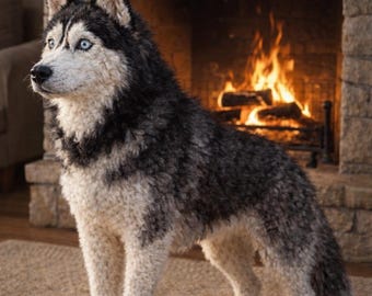 Modello PDF per Husky fatto a mano, livello intermedio (download digitale)