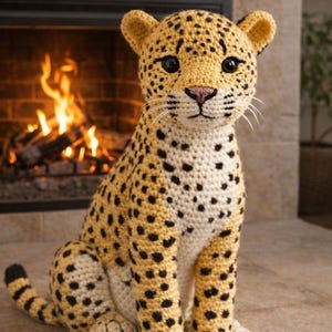 Amigurumi Leopard Häkelanleitung | 17" Kuscheltier (Digitaler PDF Download) Bild 4