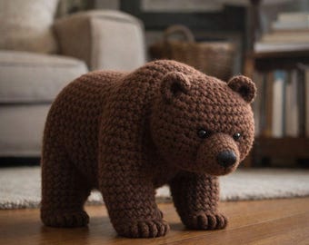 Schema per realizzare un orsetto all'uncinetto con l'amigurumi / Tutorial per realizzare un orsetto fatto a mano (download PDF)