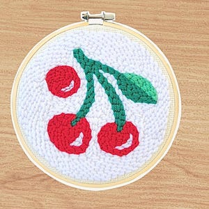 Cherry Embroidery Sticker