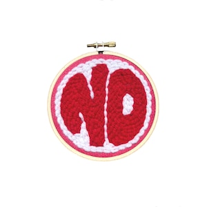 No Punch Needle Embroidery
