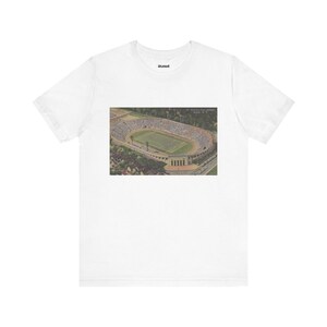 t-shirt vintage carte postale, t-shirt Buffalo NY Stadium, chemise graphique rétro, haut en jersey unisexe, cadeau pour fan de sport, vêtements du Memorial Day
