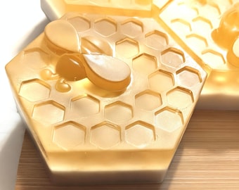 Sapone artigianale al latte e miele con avena e latte di capra - Saponette profumate per il corpo