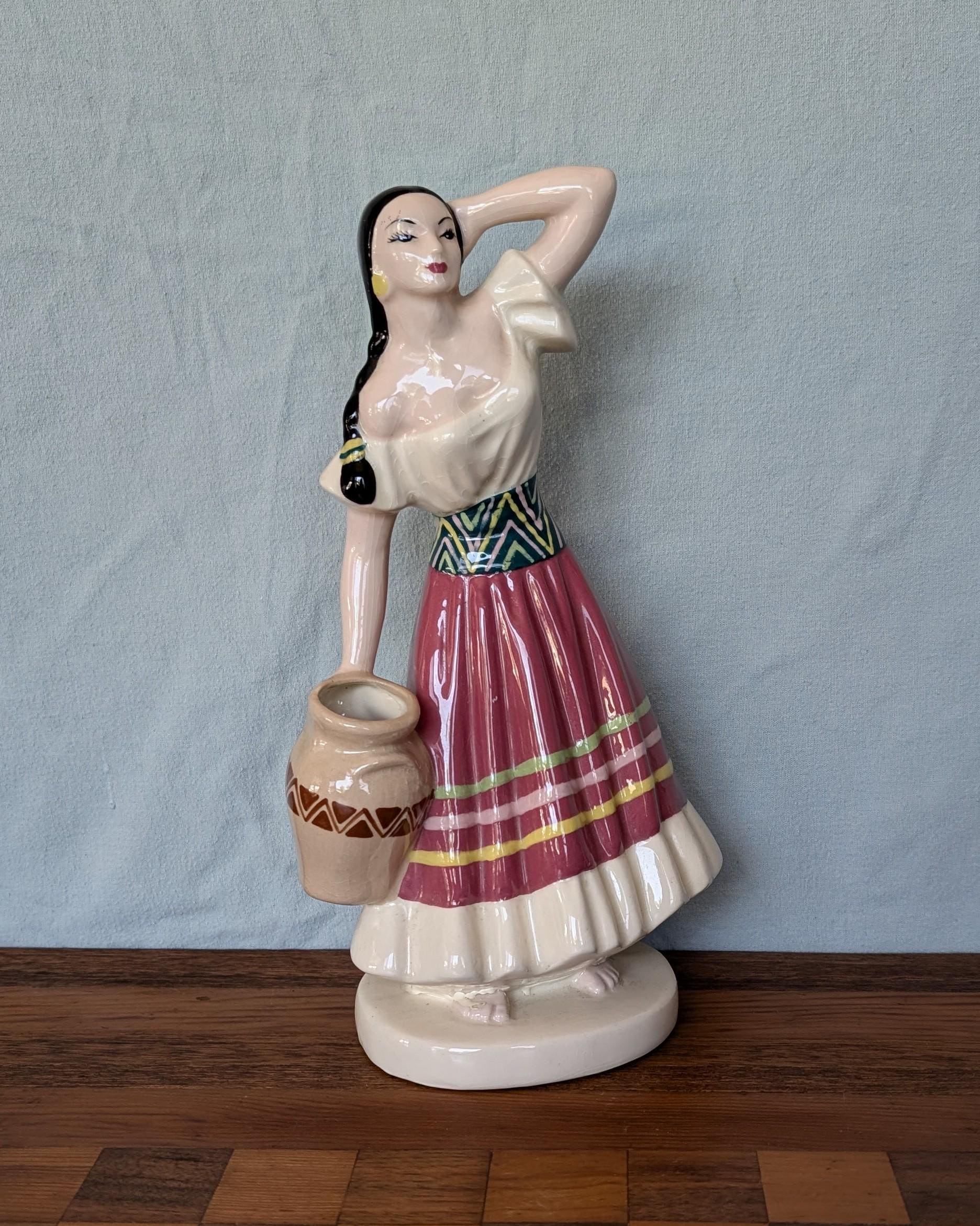 Mexican Woman Statue - Etsy