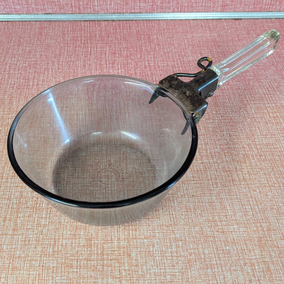 Pyrex Removable Handle Vintage PYREX Flameware 832-B Saucepan | 1 Quart Glass Pan | Original ...