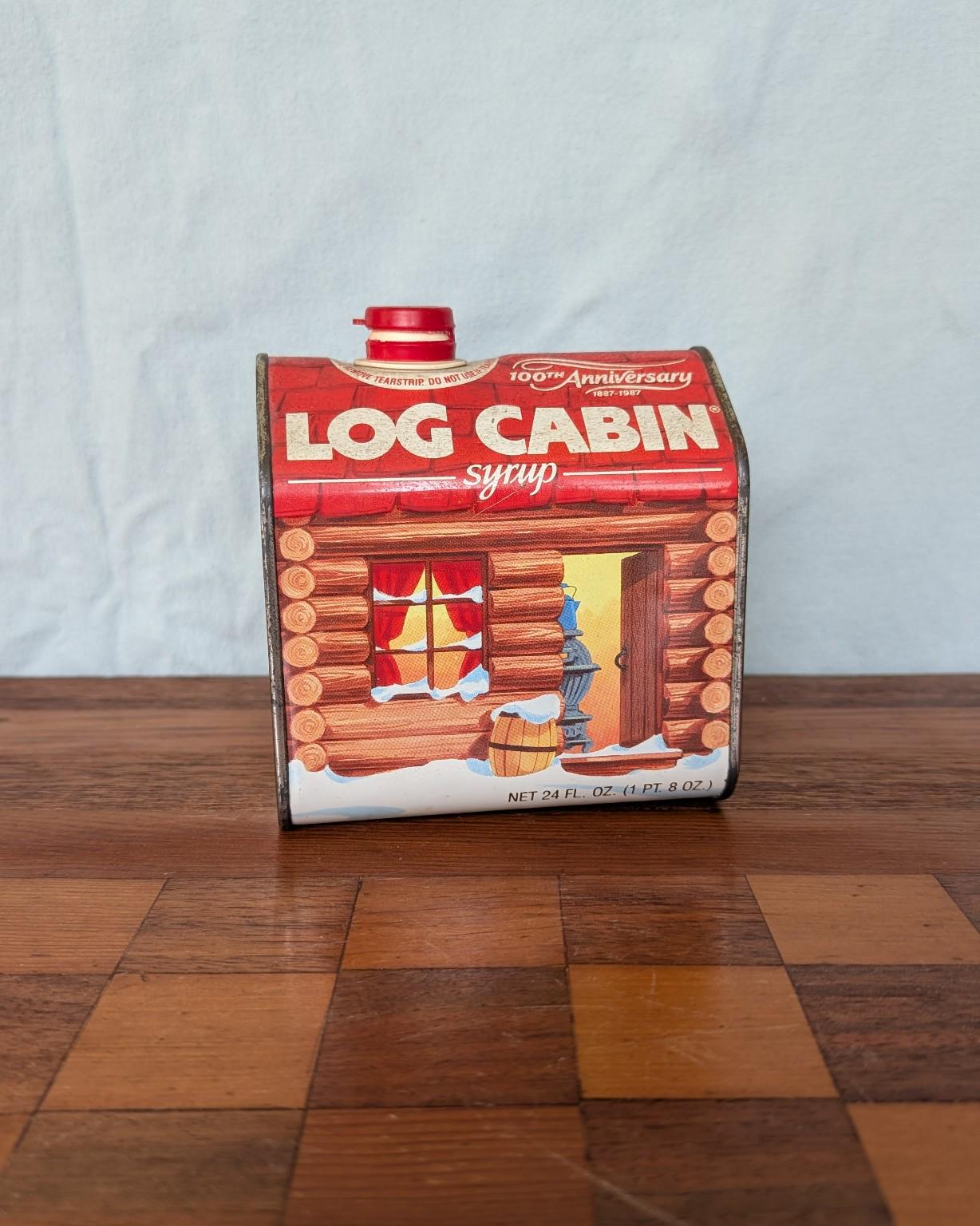 Vintage Log Cabin Syrup Tin - Etsy - Page 2