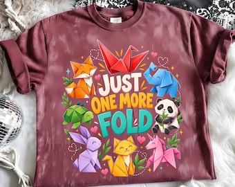Just One More Fold PNG, Cute Origami Animals Design
