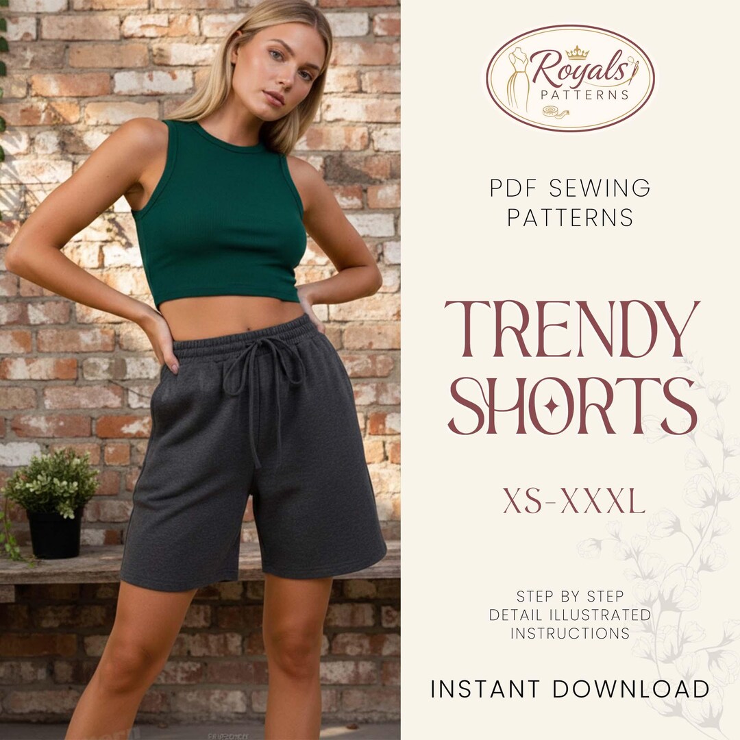 Ladies Basic Shorts Pattern Trendy Shorts for Women Pattern | Women Shorts Pattern | Beginner ...