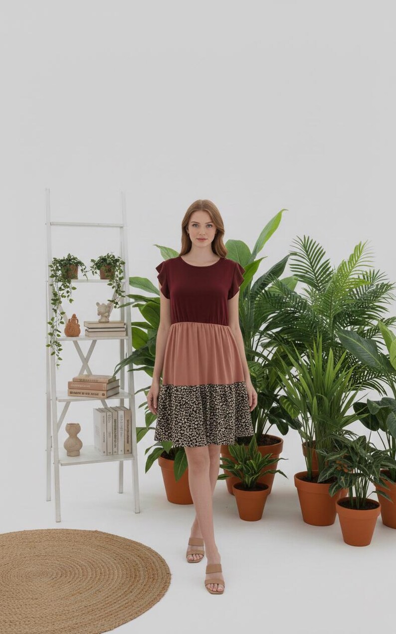 Tiered Dress Sewing Pattern for Women PDF | Summer Dress Pattern ...