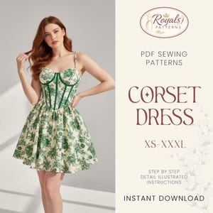 corset dress white Pintucked Lace-Up Corset Mini Dress in White