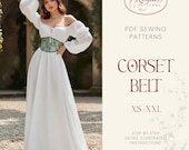 Underbust Corset Sewing Pattern PDF | Corset Belt Pattern | Corset Pattern | Corset Top Pattern | Sewing Pattern for Women PDF | S- XL