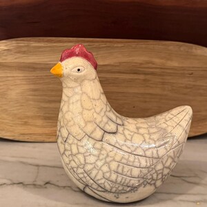 Glazed Studio Pottery Rooster