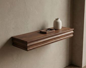 Rustic Farmhouse Floating Shelf, Decorative Wall Mounted Shelf, Farmhouse Shelf, Floating Shelves, Reclaimed Wood