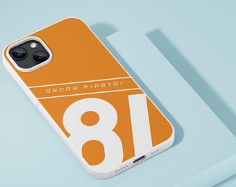 Oscar Piastri-telefoonhoesje met origineel ontwerp #81 mclaren voor iPhone en Samsung