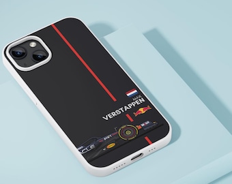 Max Verstappen-telefoonhoesje Redbull driver #1 - voor iPhone en Samsung