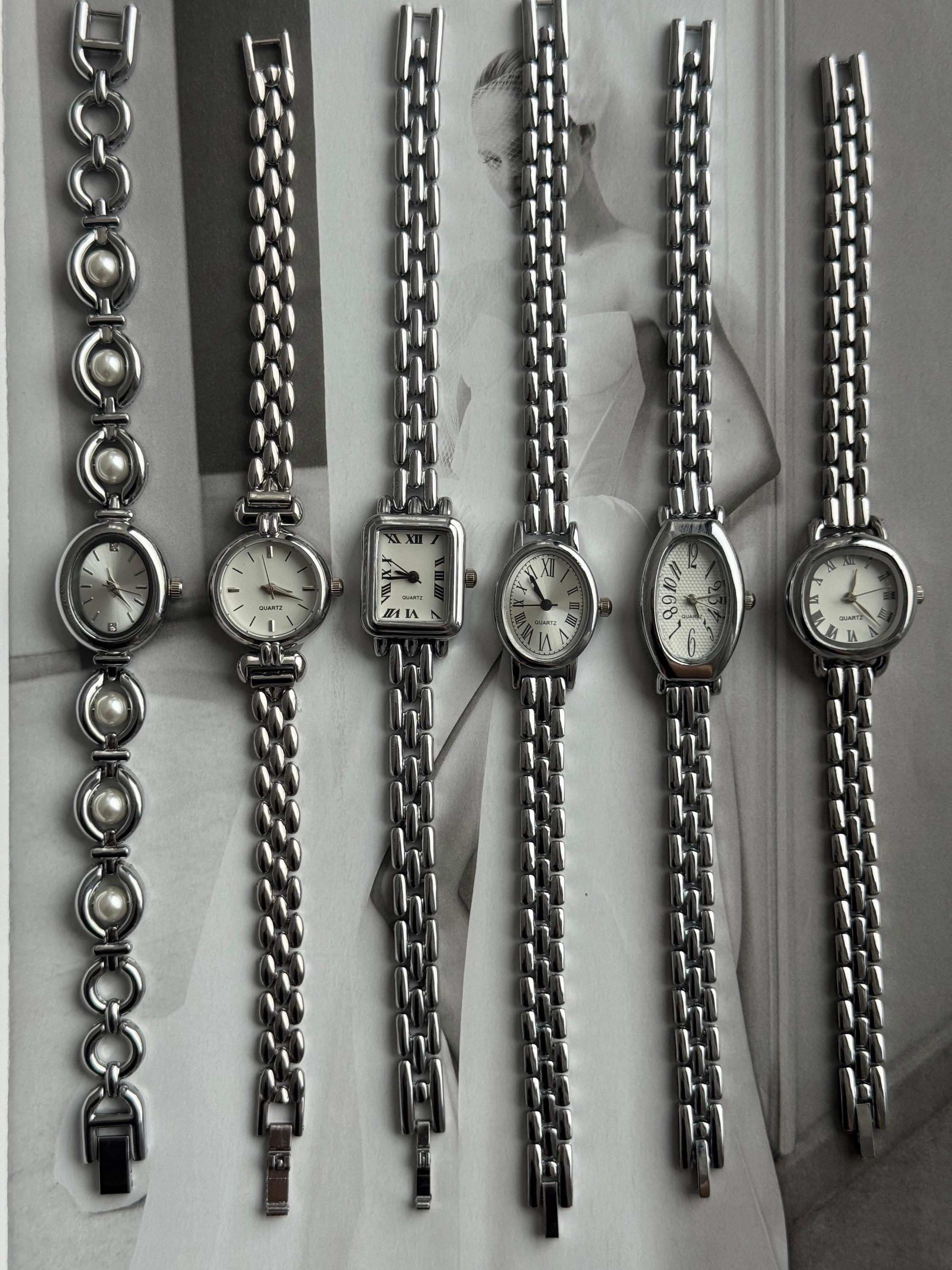 Vintage Silver Watch - Etsy