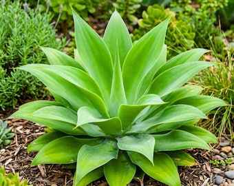 Agave Plant Live, Small Size, 3 - 5 Inc Tall, Hardy Succulent for Containers, Patio and Outdoor Garden