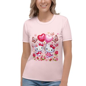 Women's T-shirt hello kitty Pink