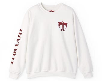 White TrueCOD crew Sweatshirt
