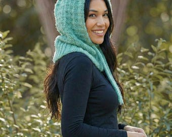 Hooded Cowl Crochet Pattern Easy | Cozy Drawstring Hood Scarf | Beginner Friendly Winter Accessory PDF, Fashion Balaclava