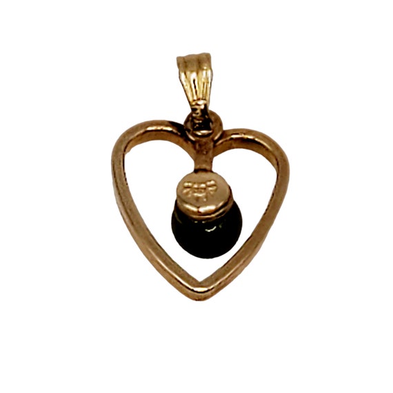 Sterling Jade Heart Pendant Necklace, Curtis Crea… - image 7