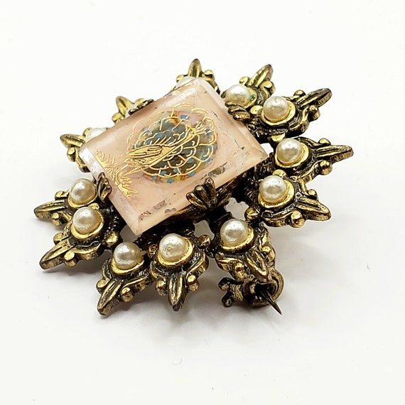 Vintage Peacock Pin, Atomic Starburst Pin, Sweeth… - image 4