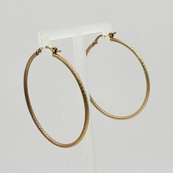 Sterling Silver Hoop Earrings, LIRM 925 ITALY Hoo… - image 5