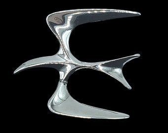 Vintage Sarah Coventry Silver Tone Bird Pin Brooch, Figural Bird Pin, Silver Bird Brooch