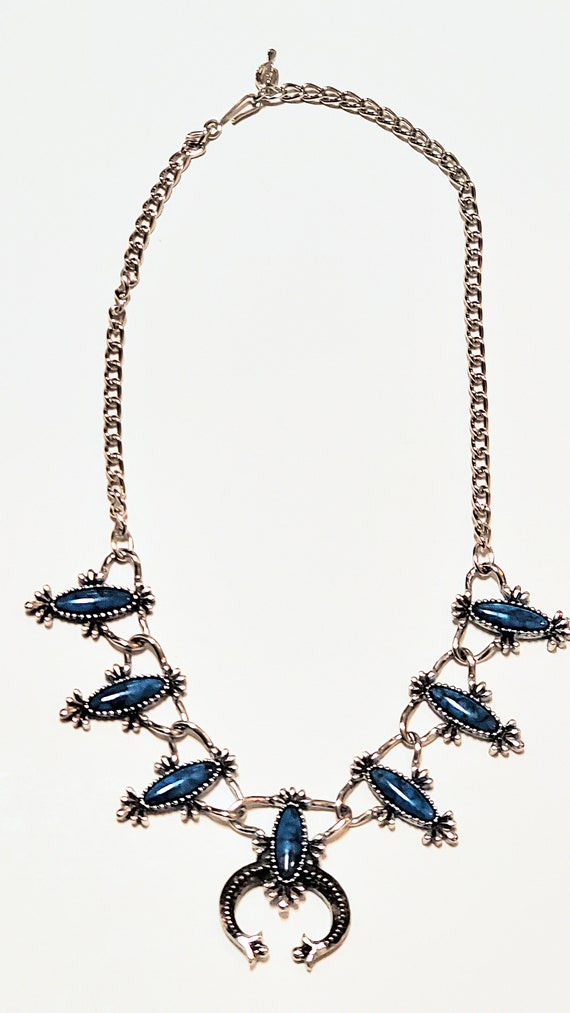 Vtg Sarah Coventry Necklace, Squash Blossom Neckl… - image 2