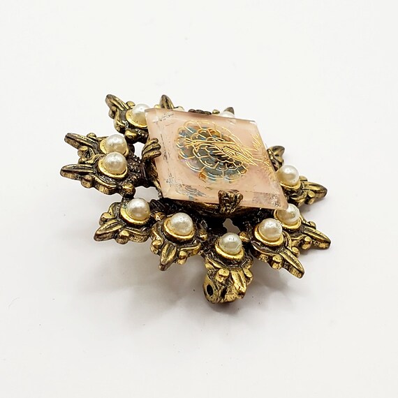 Vintage Peacock Pin, Atomic Starburst Pin, Sweeth… - image 2