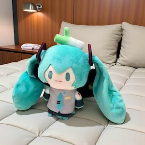 Hatsune Miku Plush Doll: Soft Anime Stuffed Toy, Kawaii Gift