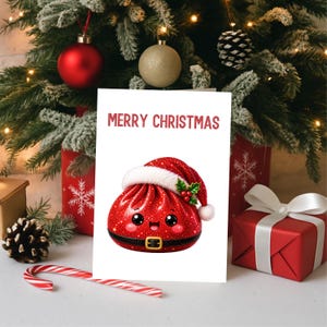 Tiny Christmas Cards, Set Of 6 With Matching Envelopes, Blank Inside