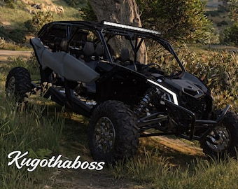 Debadged Canam nebeneinander