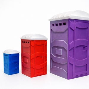 Mini Portable Toilet for Gift, Diorama