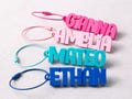 Personalized 3D Printed Name Tags: LuggageTags, Water Bottle Tags, Backpack Tags,Gift Tags