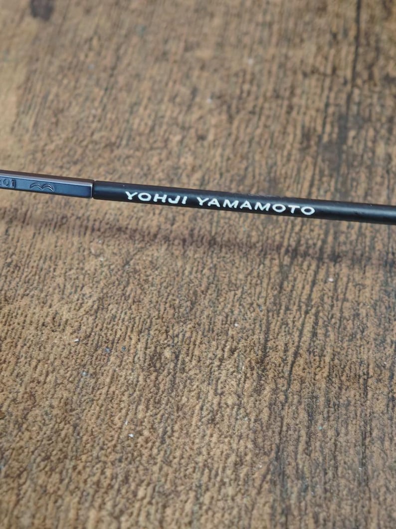 Vintage Yohji Yamamoto 51-7201 steampunk lightweight sunglasses made in Japan 47/21 #396 image 10